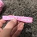 Uddiee 50 Pack Breast Cancer Awareness Pink Ribbon Bracelets Hope Faith Strength Courage Inspiring Wristbands