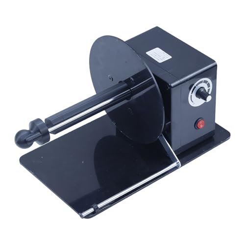 Automatic Label Rewinder Machine, 12CM Core 15CM Width with Auto Pause & Speed Control, Industrial Label Winding Machine Strip