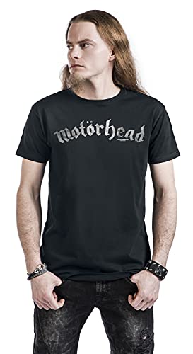 Motörhead Logo Homme T-Shirt Manches Courtes Noir Regular/Coupe Standard - Les Beatles, Paul McCartney, John Lennon, RIngo Starr, George Harrison Motörhead Logo Homme T-Shirt Manches Courtes Noir Regular/Coupe Standard – Image 5