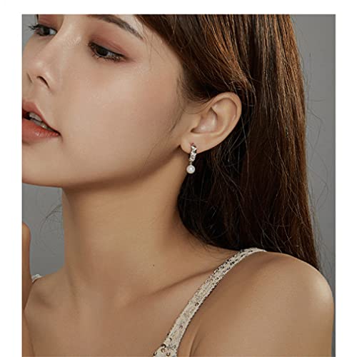 Boucles d'oreilles perle de blé brillant au fini raffiné