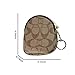 1PCS Coin Purse for Women Zipper Coin Purse with Key Ring Mini Coin Wallet Fashionable Bag Pendant Credit Card Id Key Headset Lipstick Carrying Bag (apricot)
