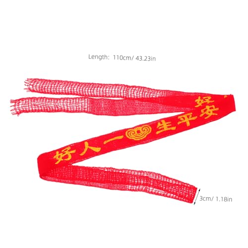 Zerodeko 20pcs Red Waist Belt: Single Layer Woven Rope Chain Bracelet Handmade Blessing Pendant For Men And Women Good Luck And Protection Jewelry2