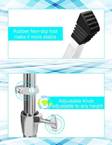 Mr.Power 32 Notes Glockenspiel Bell Kit with 8'' Practice Pad, Adjustable Height Stand, Music Sheet Clip, Glockenspiel Mallets, Drumsticks, and Carrying Bag