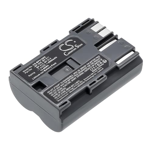 Batterie BP-511 compatible Canon BP-511A BP-512 BP-514 de 2000mAh