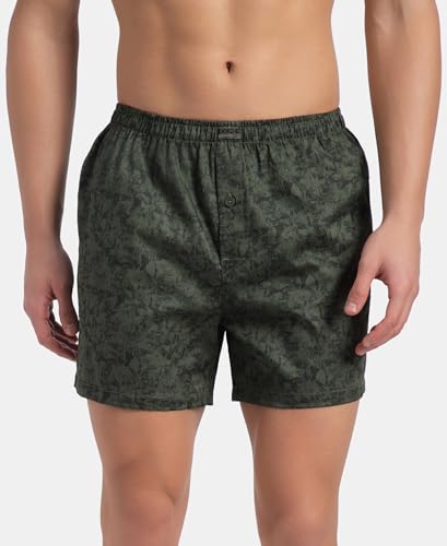 Image of Jockey 8222 Men Super Combed Mercerized Cotton Woven Checkered Inner Boxers with Ultrasoft and Durable Inner Waistband (Pack of 2, Colors & Prints May Vary)
