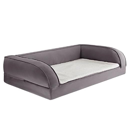 Cama ortopédica para perros con espuma de memoria ayuda a proteger las articulaciones y promueve un sueño reparador