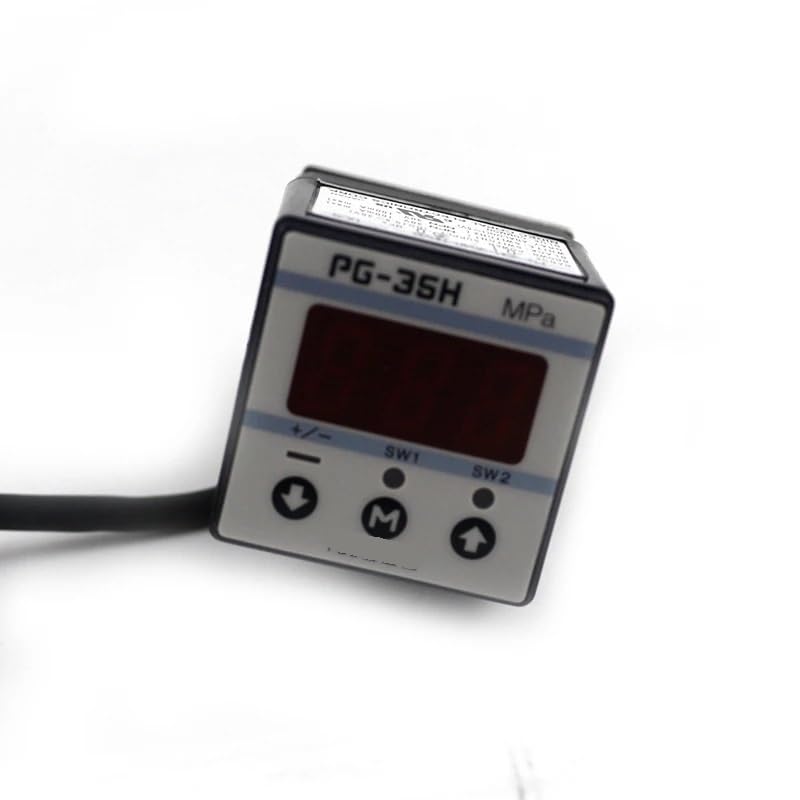 NURII Digital Display Pressure Switch Sensor, PG-35H-354R-NR2B, Pressure Gauge, PG-35H-354R-NR2B