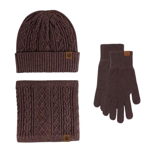 Bonnet écharpe gants tricoté : finis le froid et le vent à vélo