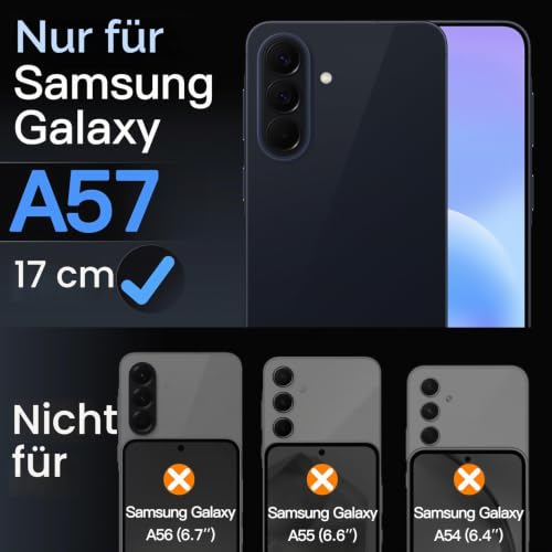 JETech Schutzfolie für Samsung Galaxy A57, 3 Stück – Ansicht 3