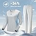 HOTSUIT Sauna Suit for Women Sweat Suits Sauna Jacket Pants Gym Workout Lightweight Anti Torn Full Body, White, 3XL