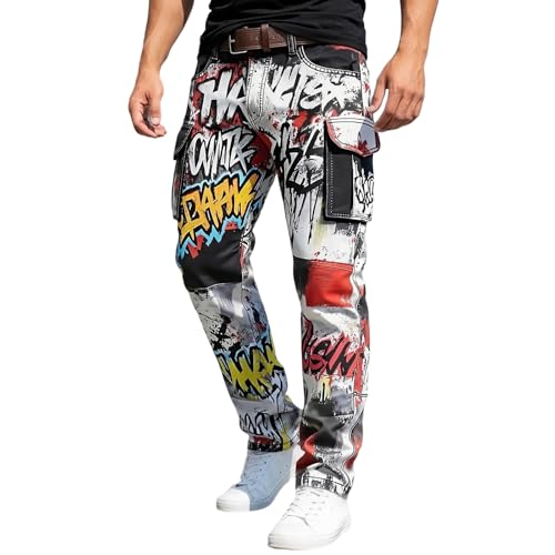 Pantalon de travail léger pour homme coupe droite à cordon