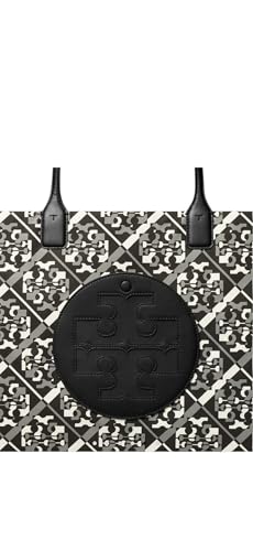Image of Tory Burch Large Ella Shoulder Tote Bag (Prismatic Logo)