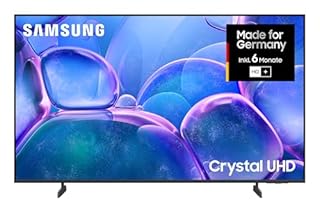 Samsung Crystal UHD 4K U7099F 55 Zoll (138 cm) LED Fernseher, Crystal Prozessor 4K, MetalStream Design, SmartThings, Knox Security, Gaming Hub, AI Upscaling, Kostenlose Inhalte, Smart AI TV