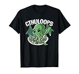 Cthuloops Kawaii Cthulhu Myth Cereal Parody T-Shirt