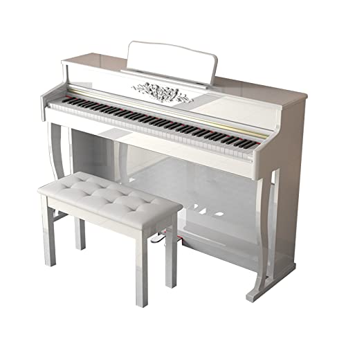 88 Touches Piano Numérique Lesté Hammber Action Clavier Électrique Piano Support Bluetooth MIDI Avec Support De Meubles, Triple Pédale, Tabouret for Débutants Et Professionnels (Color : White_Without - Les Beatles, Paul McCartney, John Lennon, RIngo Starr, George Harrison 88 Touches Piano Numérique Lesté Hammber Action Clavier Électrique Piano Support Bluetooth MIDI Avec Support De Meubles, Triple Pédale, Tabouret for Débutants Et Professionnels (Color : White_Without