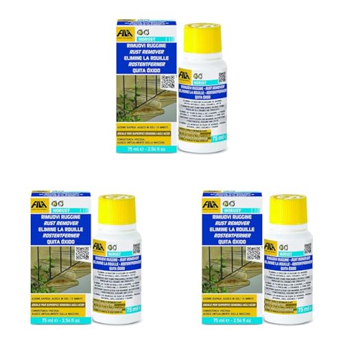 Row NO RUST Stain Remover Rust, Eliminates Rust from Marble, Granite, Stoneware, Baked and Cement (Packaging may vary) (Pack of 3)