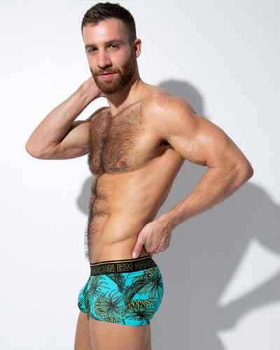 Bóxers ajustados hombre GARÇON Palms Trunk con un moderno estampado tropical de palmeras 3