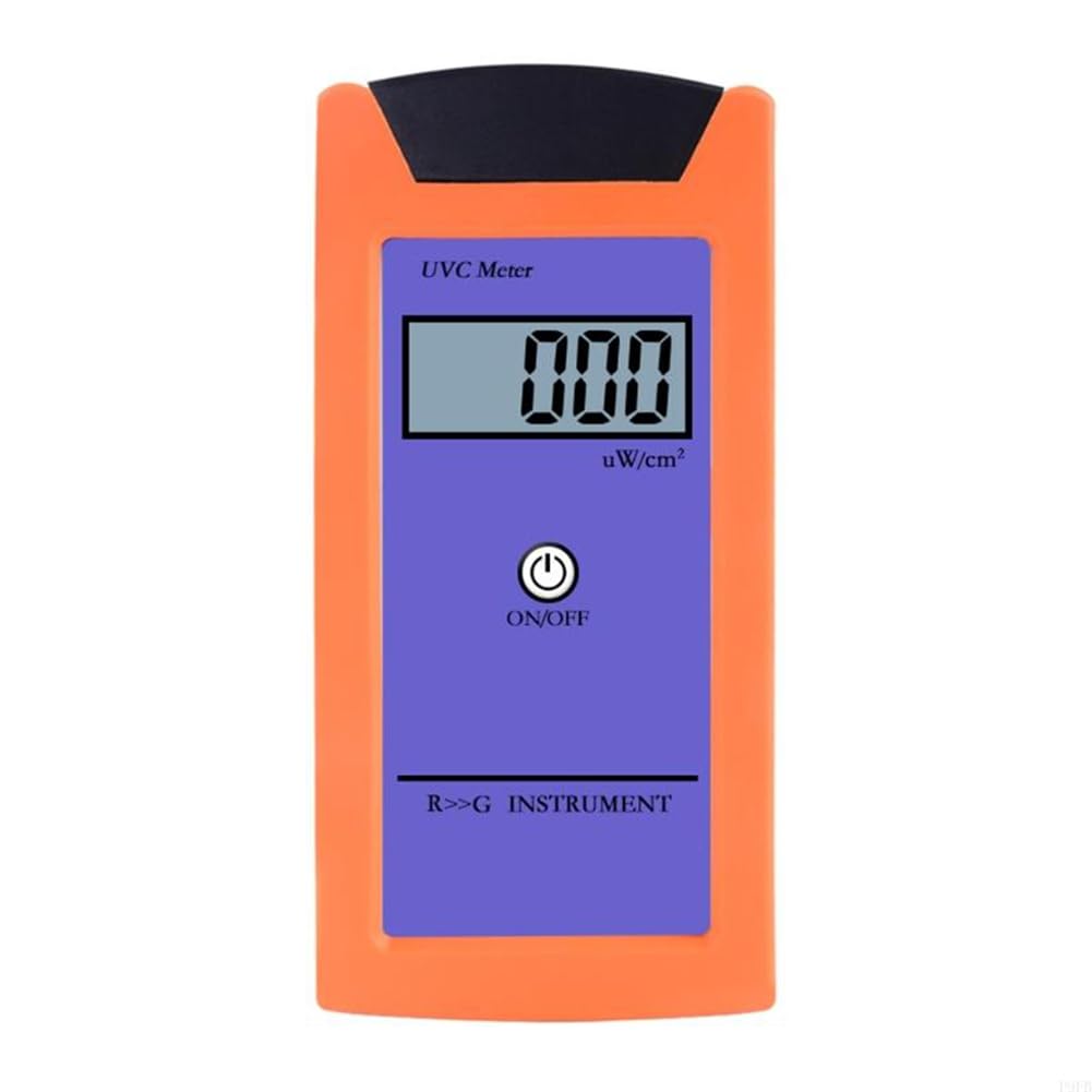 Medidor de Luz UVC de 0 A 1999 ΜW/cm² para Reptiles. Medidor de Índice UV. Espectro de Radiación UV de 220 A 280 NM. Medidor Portátil para Reptiles.