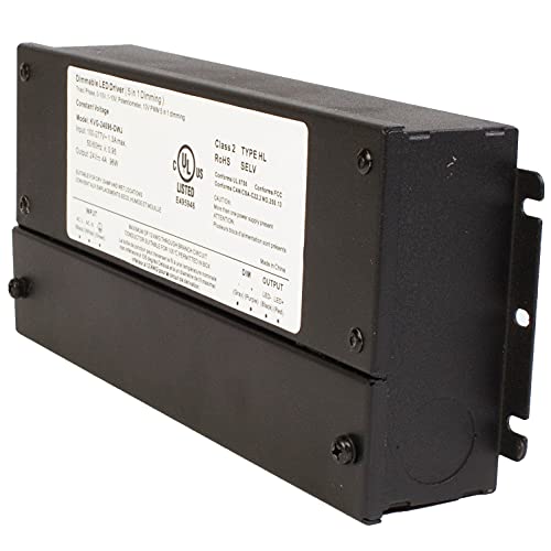 Image of 24v 96w Dimmable LED Driver, UL LISTED AC to DC ELV /MLV /TRIAC / 0-10v PWM / POTENTIOMETER POWER SUPPLY Compatible with Lutron and Levition