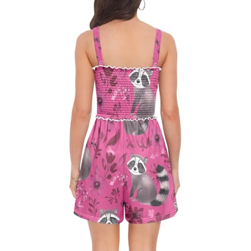 Mamelucos para mujer y monos cortos casuales de verano 2