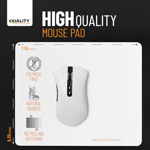 Tapis de souris rectangle crâne de sucre blanc pour bureau Chiffon Coque
