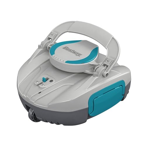 Bestway Robotic Pool Cleaner, Cordless Pool Vacuum for Above Ground Pool, 30Mins Cleaning Time,...