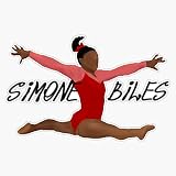 BZ Trading Simone Biles Vinyl Decal Wall Laptop Bumper Sticker 5In(RDB-USA-STICKERS-0941)