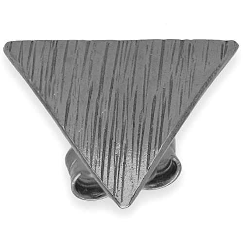 Sterling silver earring for men earring stud men stud earring triangle earring men gift for men jewelry boyfriend birthday gift men