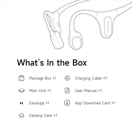Dreame Aqua Plus Bone Conduction Headphones, Open-Ear Headphones, IP68, 32GB Storage - image 9