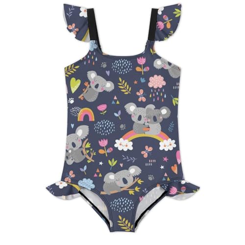 Image of Girls One Piece Swimsuit Swimwear Bathing Suits 3-12 Years