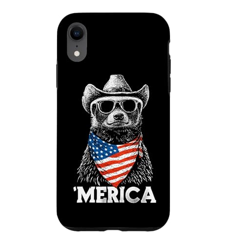 Honey Badger �J�E�{�[�C�n�b�g �A�����J���� �o���_�i �T���O���X �X�}�z�P�[�X iPhone XR �p