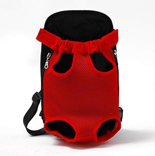 ZonLi Mochila lumbar para mascotas, mochila transportadora de mascotas extraíble para gatos y perros de hasta 28-35 libras, alivio con correas
