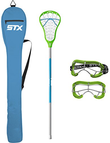 STX Lacrosse Exult 200 Starter Pack Lizard/Electric