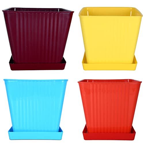 See full amazon price history chart for Fern Gardening Plastic Classic Square Pot Set of 4 with Plate Multicolour for Indoor & Outdoor Gardening Plant Home & Garden Decor Plant I Succulent Plant I Decorative Plant Fern Gardening Plastic Classic Square Pot Set of 4 with Plate Multicolour for Indoor & Outdoor Gardening Plant Home & Garden Decor Plant I Succulent Plant I Decorative Plant (B09RKGM3L4) Amazon Price History, Amazon Price Tracker
