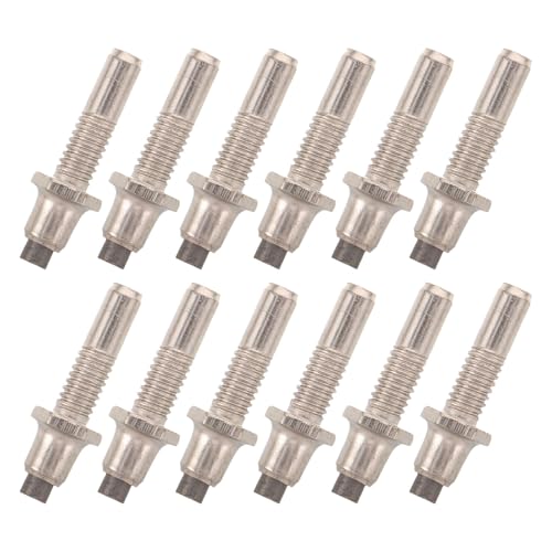 GATHINESS Reemplazo de Puntas de Bastón de Senderismo de Tungsteno, 12 Piezas Hexagonales para Actividades de Trekking y Escalada