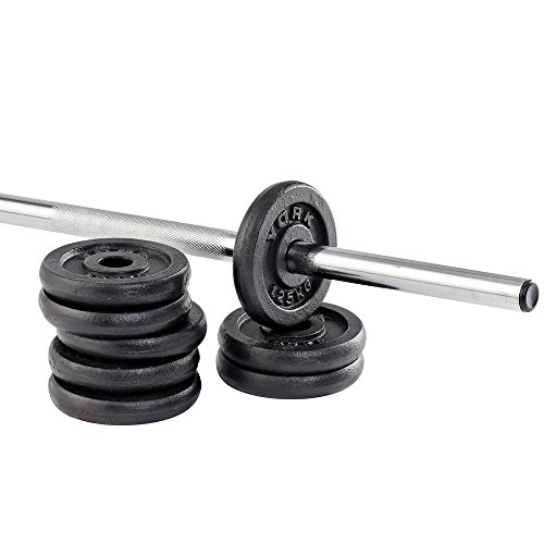 York Fitness - Juego de 8 Discos de Hierro Forjado (1,25 kg)