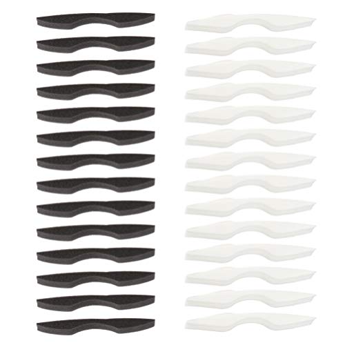 EXCEART 100Pcs Espuma Nariz Ponte Almofadas Microfibra Memória Nariz Almofadas Anti-Fog Esponja Nari