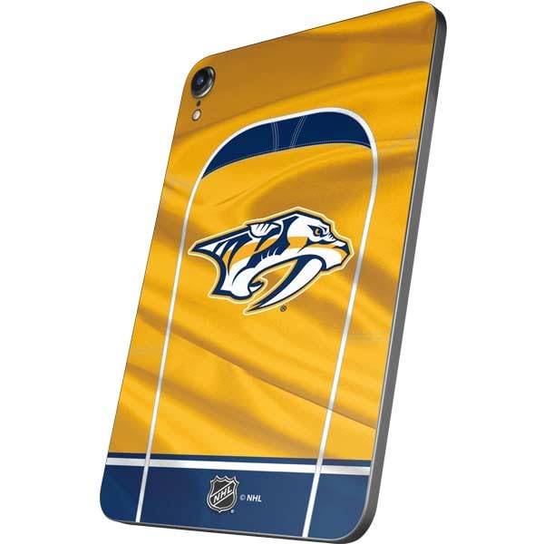 Skinit Decal Tablet Skin Compatible with iPad Mini 7 (2025) - Officially Licensed NHL Nashville Predators Jersey Design