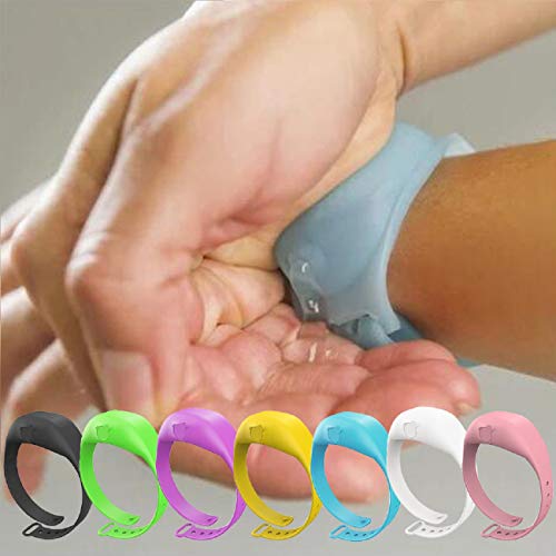 image for SUNTEAMO Adult and Child Adjusable Wristband Hand Dispenser This Weara