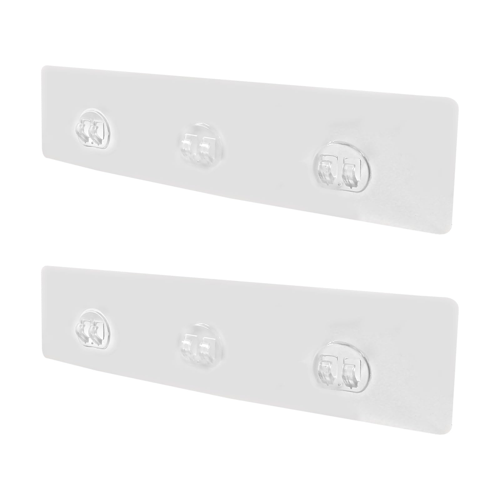 Uenhoy 2 Pcs Shower Caddy Adhesive Replacement with 3 Hook No Drilling Adhesive Hook Sticker for Soap Holder