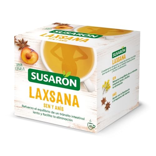 Susarón | Infusión Laxsana Sen y Anís | Sabor Ciruela | Caja 10 bolsitas