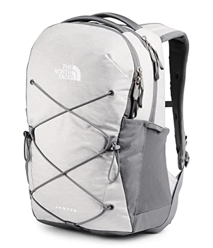 Image of The North Face Women's Jester Commuter Laptop Backpack, TNF White Metallic Melange /Mid Grey, One Size