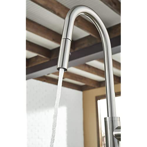 Danze D454058Ss Parma Cafe Pull-Down Kitchen Faucet With Snapback Retraction, Stainless Steel #TOP6
