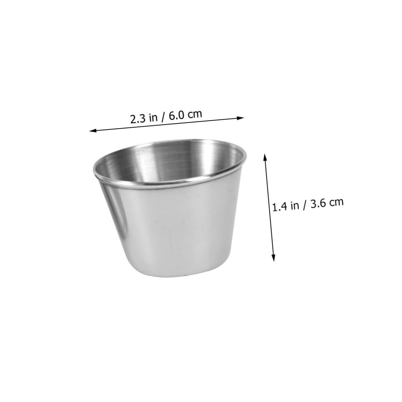 STOBAZA Restaurant Sauce Cup Set 10pcs Sauce Cups Lids Dish for Salad Seasoning Holder Modern Design