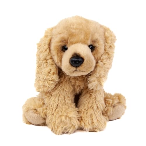 Teddys Rothenburg Kuscheltier Hund Cocker Spaniel 28 cm sitzend goldblond Plüschtier Stofftier Plüschhund Stoffhund