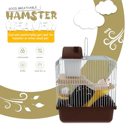Petite cabane pour animaux lavable double couche en plastique - 7