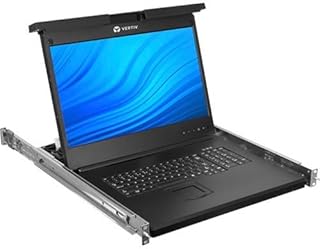 Avocent KVM Rack Mount Console| 1U LCD Tray | 18.5” LCD Widescreen| 1600 X 1200 Resolution (LRA185KMM-G01)