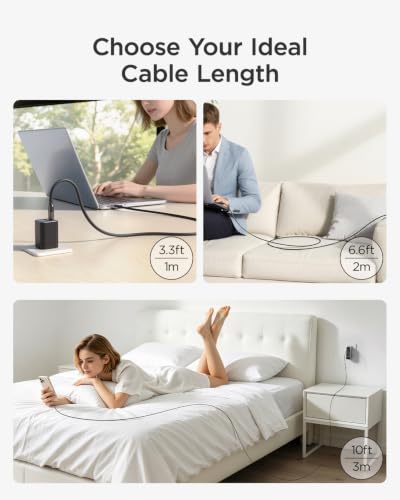 TALIX 240W USB-C to USB-C Fast Charging Cable: 10' $9.49; 6.6' $7.60; 3.3' - image 6