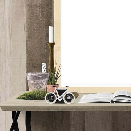 Reloj de mesa antiguo blanco para solucionar espacios vacíos en decoración vintage 6