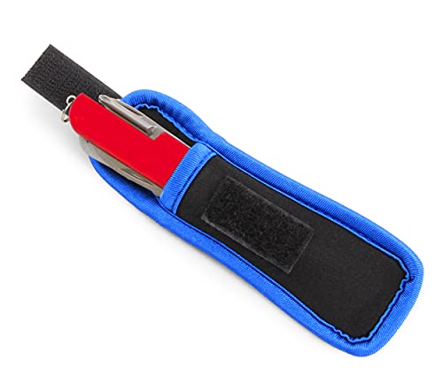 Casematix Clip on Pocket Knife Pouch Compatible with Swiss Army Knives Under 4 inches such as Victorinox Swiss Army Knife Classic sd, Tinker , Huntsman , Camper 2 , Swiss Army Nail Clip 580 and More